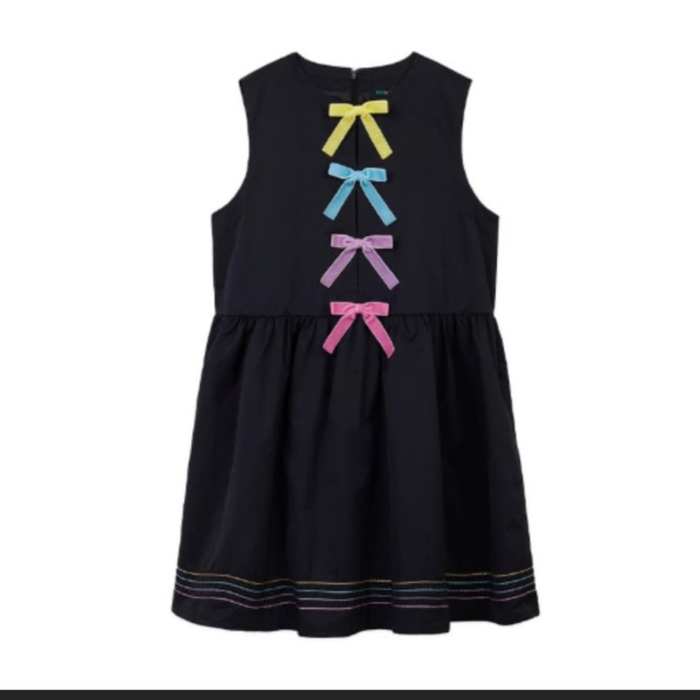 Teddy Fresh Taffeta Dress w Velvet Bows